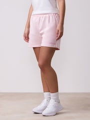 Gym King Pink Relaxed Fit Script Shorts - Image 2 of 4