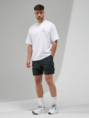 Gym King Black Focus Woven Utility Shorts - Image 1 of 3