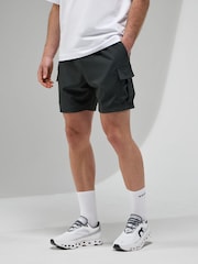 Gym King Black Focus Woven Utility Shorts - Image 2 of 3