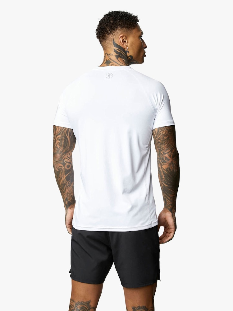 Gym King White Energy T-Shirt - Image 2 of 4