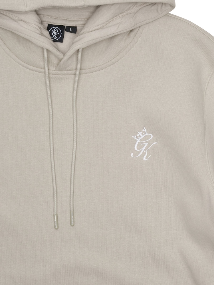 Gym King Grey Fundamental Fleece Hoodie - Image 4 of 4