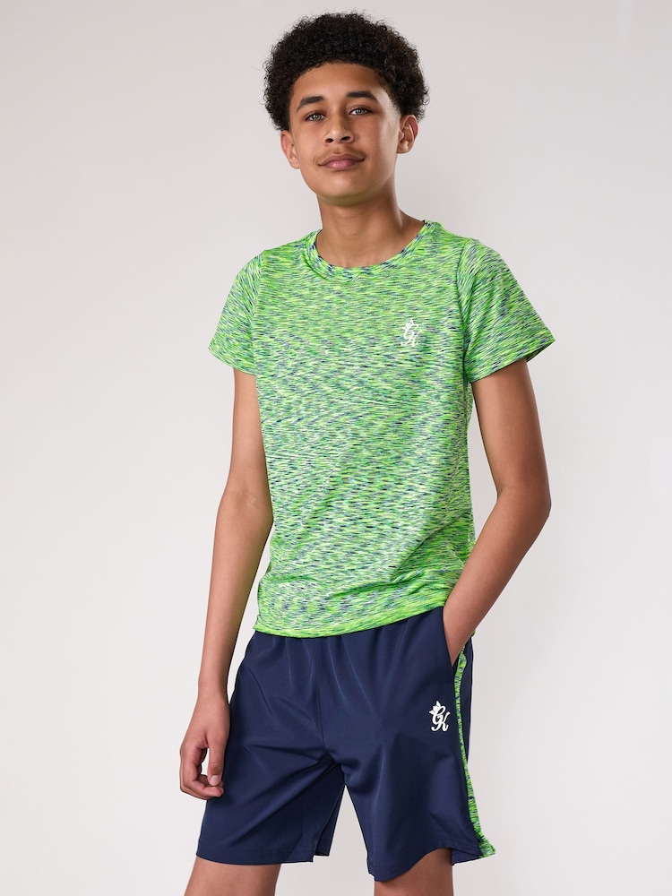 Gym King Green Seamless Space Dye T-Shirt - Image 1 of 4