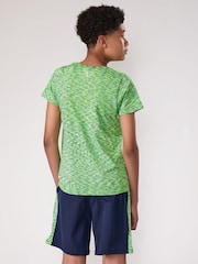 Gym King Green Seamless Space Dye T-Shirt - Image 2 of 4