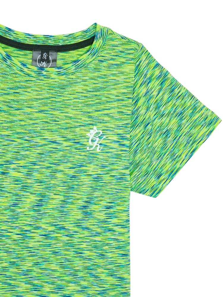 Gym King Green Seamless Space Dye T-Shirt - Image 4 of 4