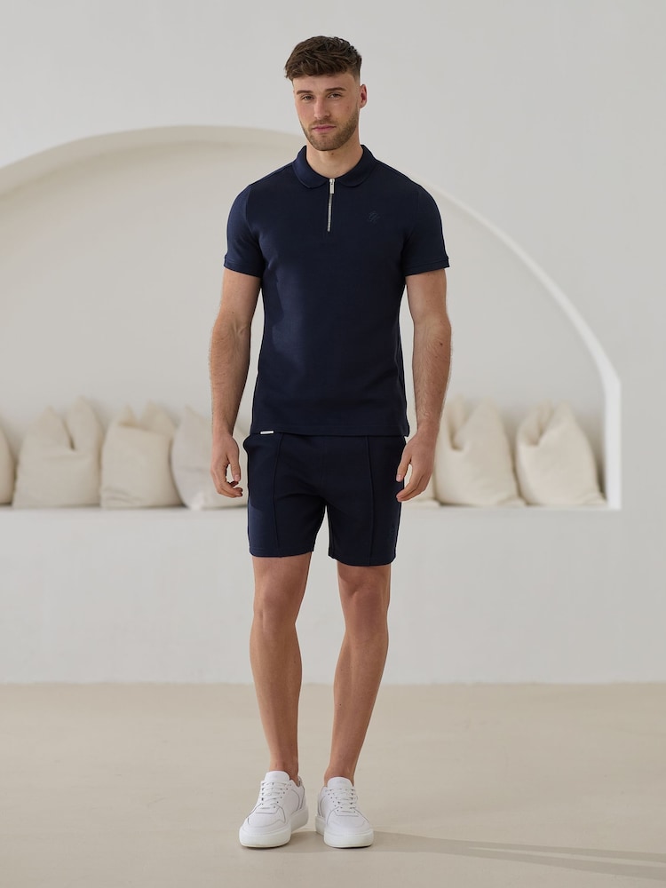 Gym King Blue Portals Texture Polo Shirt - Image 1 of 4