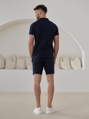 Gym King Blue Portals Texture Polo Shirt - Image 2 of 4
