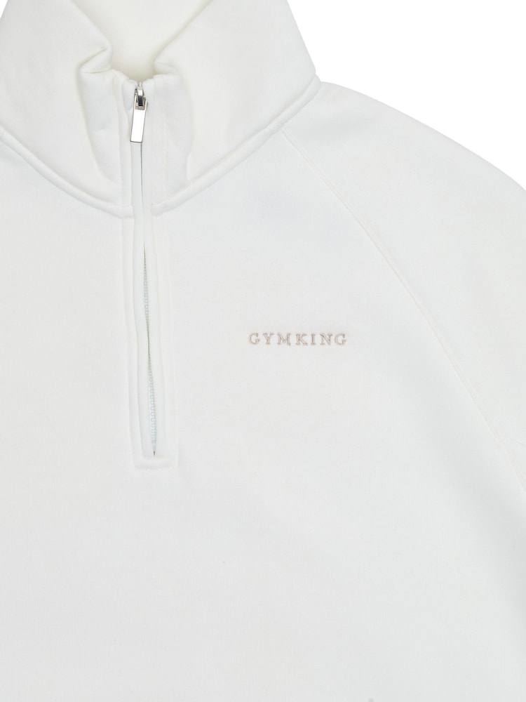 Gym King Cream 365 Raglan Sleeve Funnel Top - Image 4 of 4