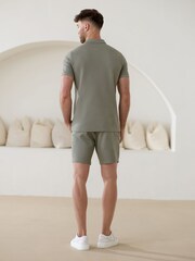 Gym King Green Portals Texture Polo Shirt - Image 2 of 4