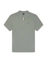 Gym King Green Portals Texture Polo Shirt - Image 3 of 4