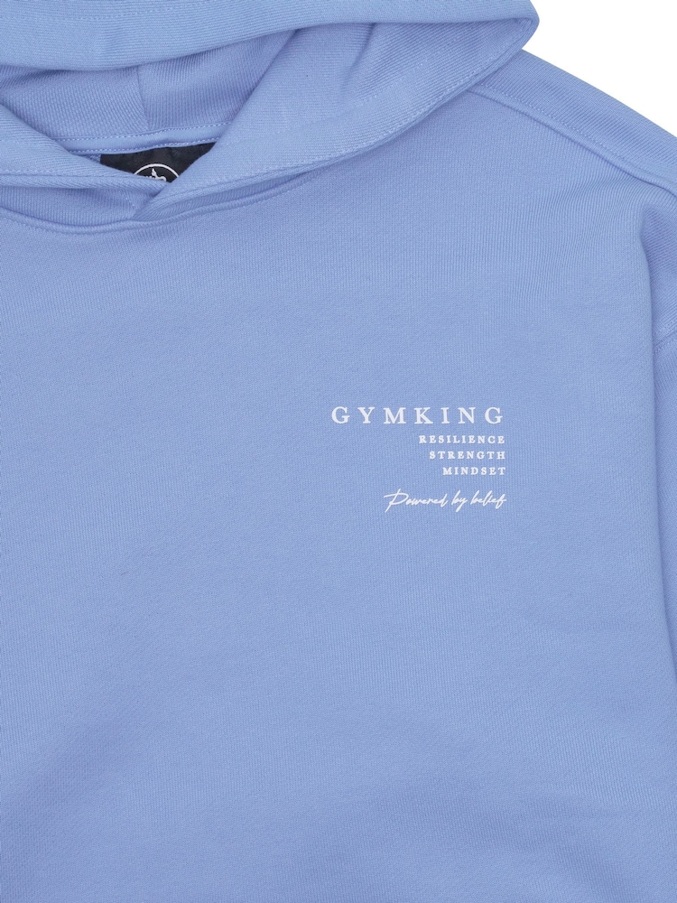 Gym King Blue Oversized Define Hoodie - Image 2 of 2