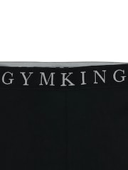Gym King Black Impact 3" Shorts - Image 4 of 4