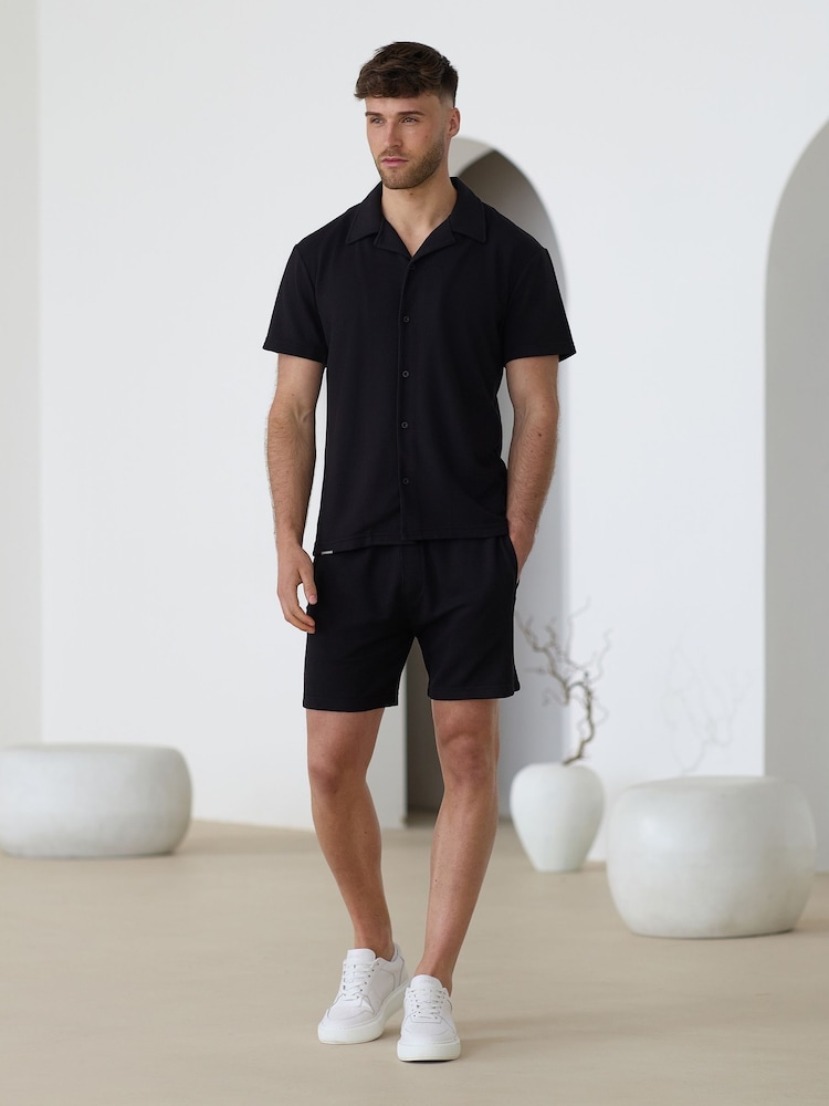 Gym King Black Signature Waffle Shirt - Image 1 of 4