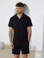 Gym King Black Signature Waffle Shirt - Image 2 of 4