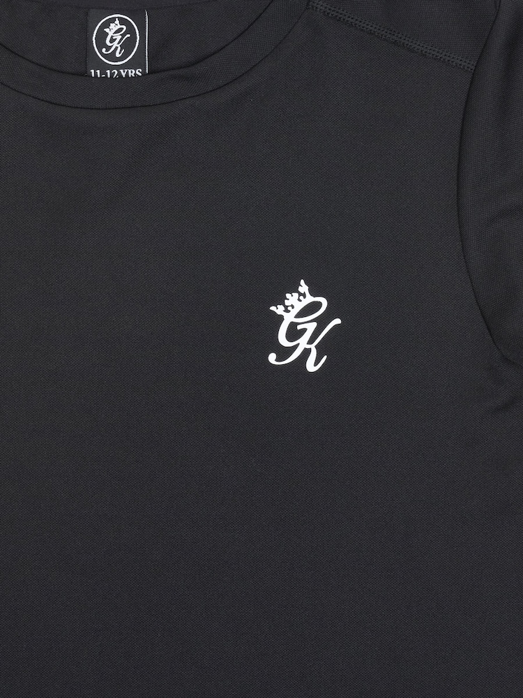 Gym King Black Lightweight Poly T-Shirt - Image 4 of 4
