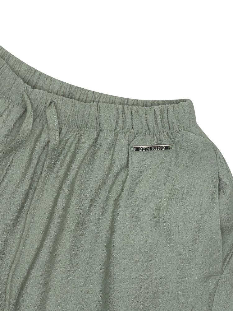 Gym King Green/Lime Signature Woven Trouser - Image 2 of 2