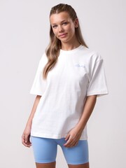 Gym King White Script Boyfriend T-Shirt - Image 2 of 4