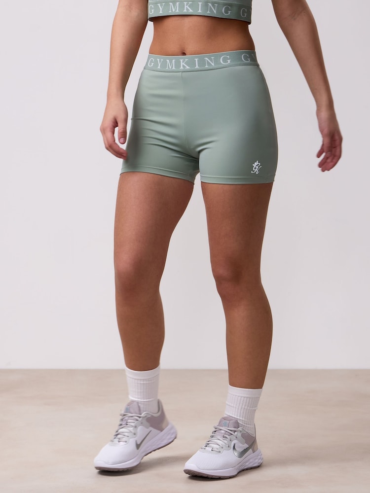 Gym King Green Impact 3" Shorts - Image 2 of 4