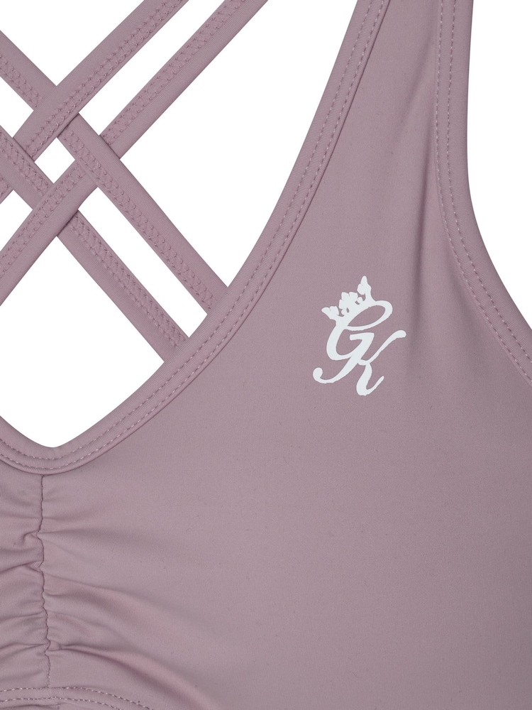 Gym King Purple 365 Scrunch Bra - Image 4 of 4
