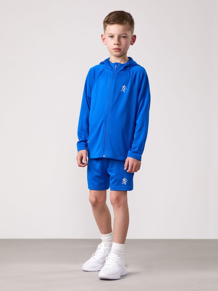 Gym King Blue Lightweight Poly Full Zip Jacket - Image 1 of 4