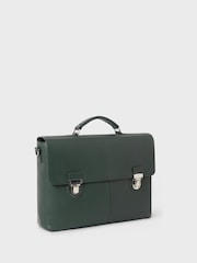 Osprey London Green The Forest Leather Briefcase - Image 3 of 5