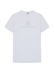 Gym King White Pro Logo Jersey T-Shirt - Image 3 of 4