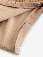 Tan Brown Cord Dungaree and Bodysuit Set - Image 10 of 12