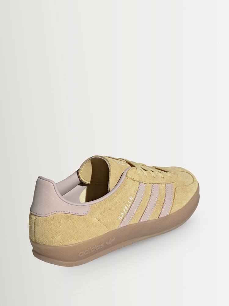 adidas gazelle silver green womens adidas Originals Gazelle Indoor Powder Yellow / Tea – JD Sports