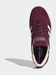 adidas Originals Burgundy Red Handball Spezial Trainers - Image 5 of 9
