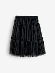 Black Maxi Mesh Skirt - Image 1 of 1