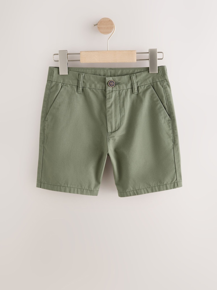 Khaki/Tan 2 Pack Chino Shorts (3-16yrs) - Image 2 of 6