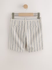 Ecru White Regular Fit Chino Linen Shorts (3-16yrs) - Image 5 of 8