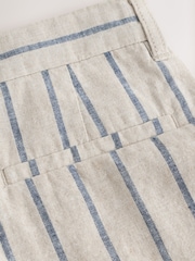 Ecru White Regular Fit Chino Linen Shorts (3-16yrs) - Image 8 of 8