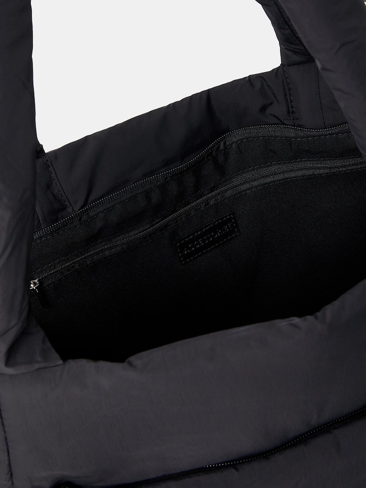 Accessorize Black Quilted Tote Bag - Image 2 of 2