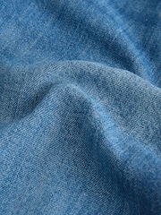 Azul escuro - Shorts jeans leves e fáceis de vestir (3-16anos) - Imagem 7 de 8