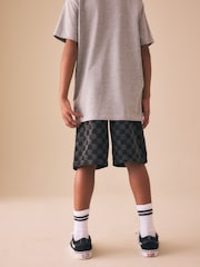 Grey Check Jort Shorts (3-16yrs) - Image 2 of 7