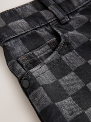 Grey Check Jort Shorts (3-16yrs) - Image 6 of 7