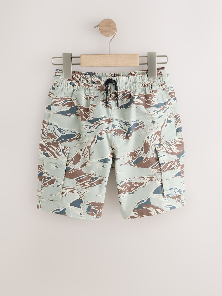 كاكي مموه - شورت كارجو مريح (3-16 سنة) - صورة 1 من 4