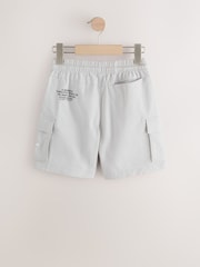 رمادي - شورت كارجو مريح (3-16 سنة) - صورة 2 من 5