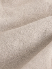 Taupe Linen Blend Pull on Shorts (3-16yrs) - Image 4 of 4