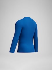Speedo Blue End+ Long Sleeve Logo Rash Vest - Image 2 of 3