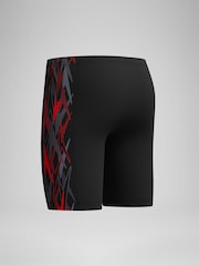 Speedo Black Placement Jammer  Swim Shorts - Image 4 of 6