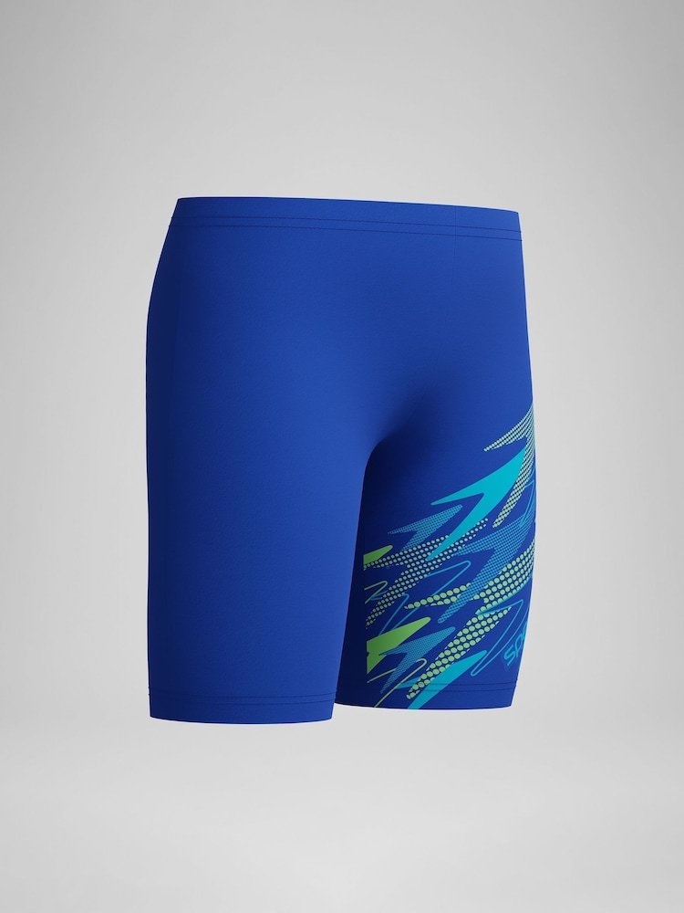 Speedo Blue Medley Logo Jammer Swim Shorts - Image 2 of 5