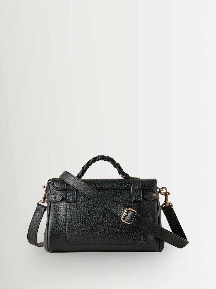 Mulberry Black/Gold Mini Alexa Heavy Grain Bright Bag - Image 2 of 6 Mulberry Black/Gold Mini Alexa Heavy Grain Bright Bag - Image 2 of 6