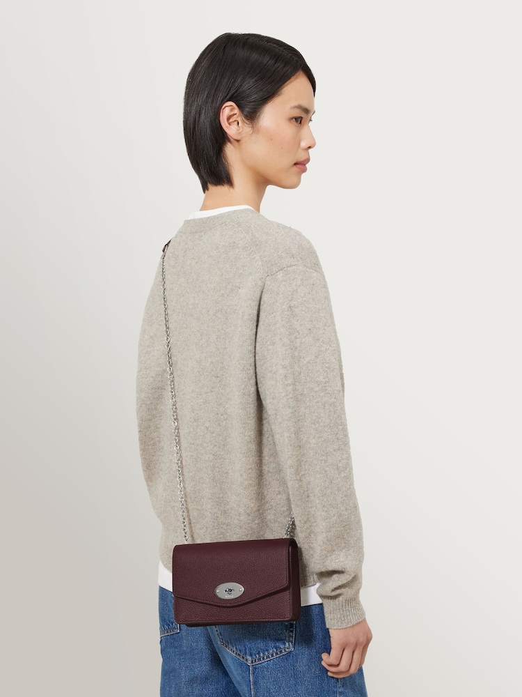 Mulberry Black Cherry Small Darley Classic Grain Bag - Image 5 of 5 Mulberry Black Cherry Small Darley Classic Grain Bag - Image 5 of 5