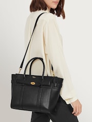Mulberry Black Small Zipped Bayswater Classic Grain Bag - Image 2 of 6