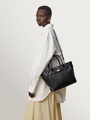 Mulberry Black Small Zipped Bayswater Classic Grain Bag - Image 3 of 6