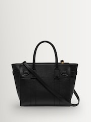 Mulberry Black Small Zipped Bayswater Classic Grain Bag - Image 5 of 6