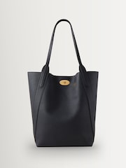 Mulberry Black North South Bayswater Heavy Grain Tote Bag - Image 1 of 6