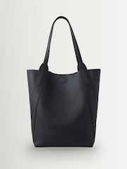 Mulberry Black North South Bayswater Heavy Grain Tote Bag - Image 5 of 6
