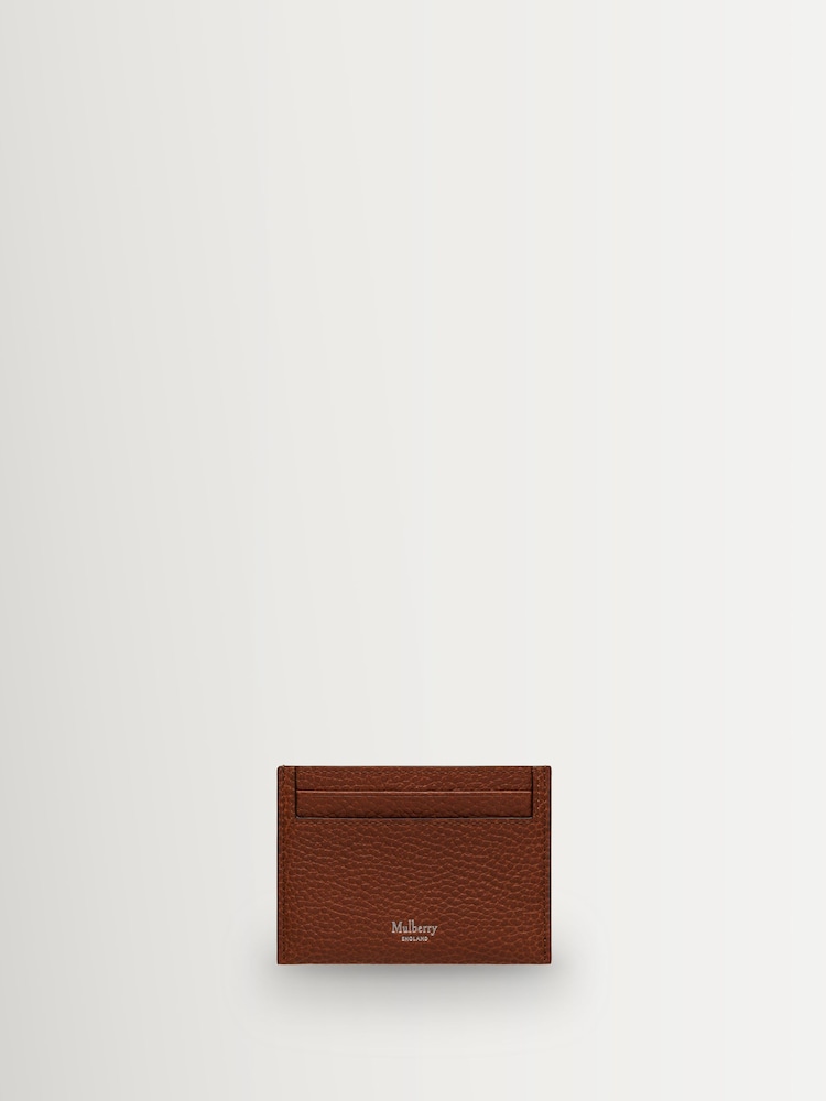 Mulberry Brown Credit Card Slip Two Tone Oak Wallet - Image 1 of 4